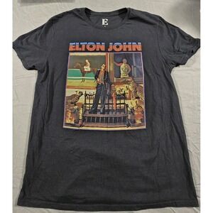 Elton John Caribou Tour T-Shirt Trophy Room Large